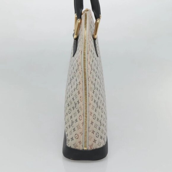 LOUIS VUITTON Monogram Mini Alma Haut Hand Bag Blue M92202 LV Auth - Picture 7 of 15